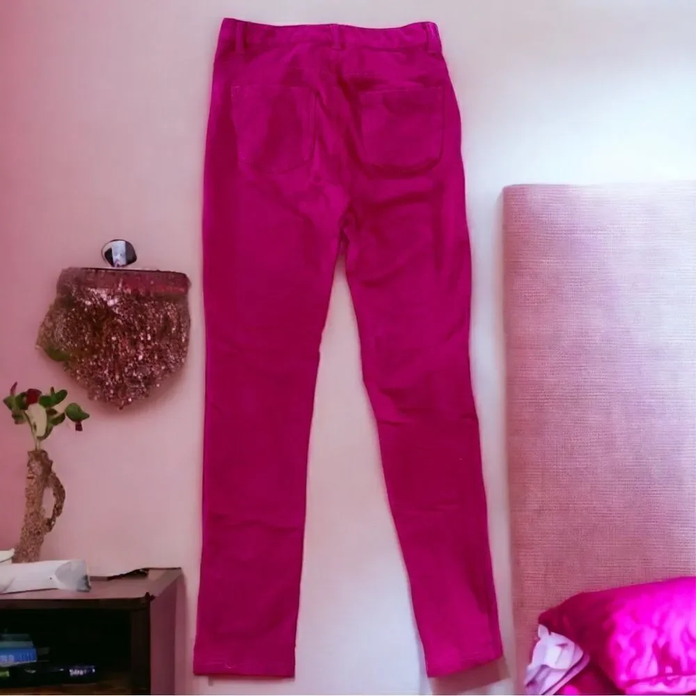 PLACE l Girl’s Pants Jeans l Hot Pink l Front/Back Pockets l Signature Button 12